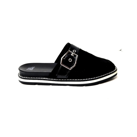 Time and Tru Shoes - Time and Tru Mules/slides. Black/white Size 6M.